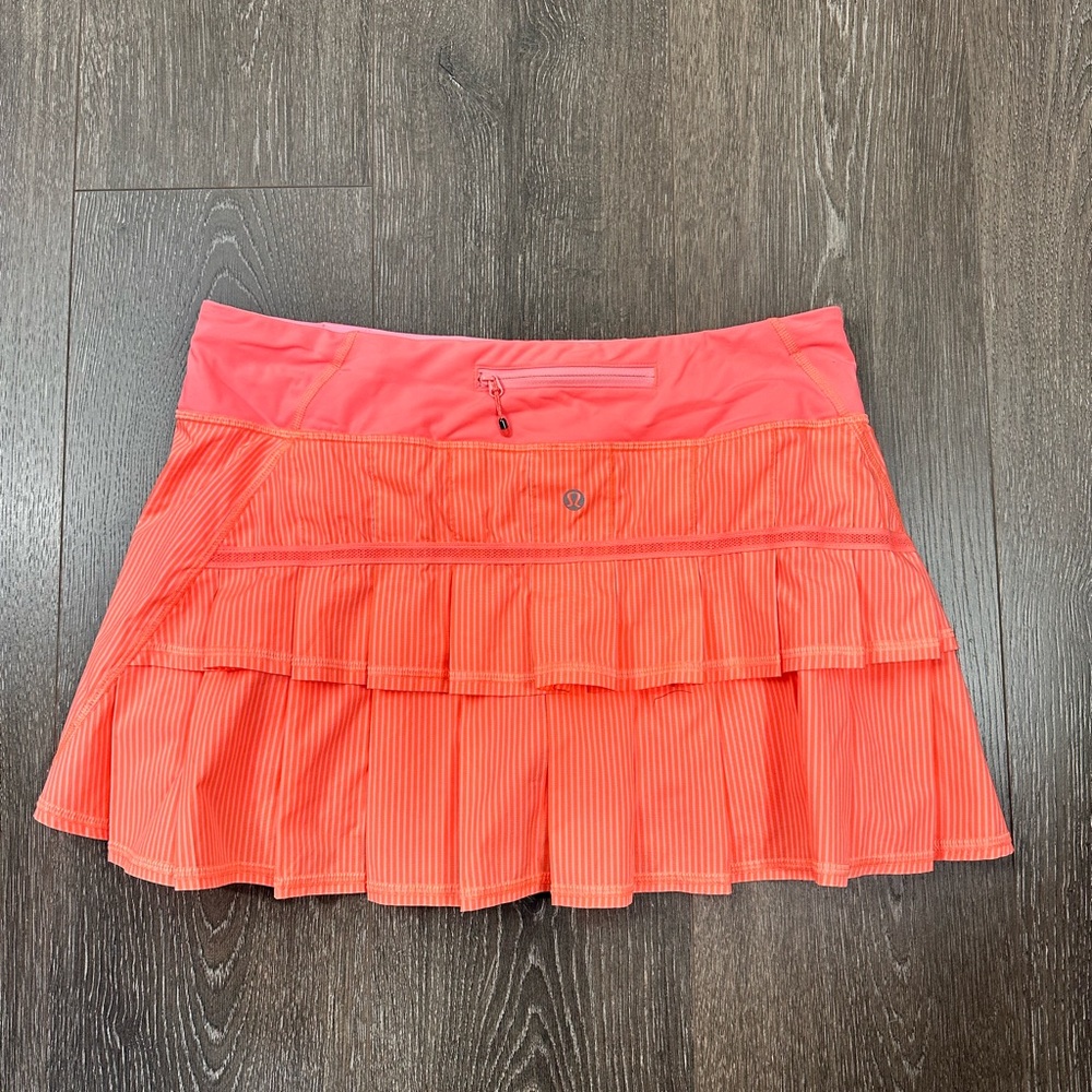 Lululemon Pace Setter Skirt in Wagon Stripe Sz 8 - Picture 5 of 6